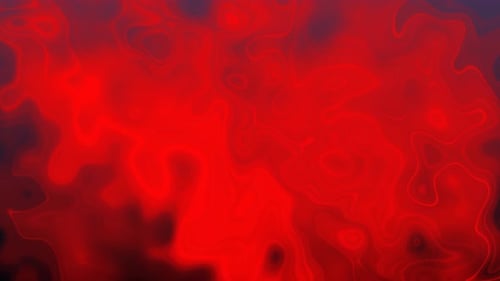 Hypnotic Abstract Red Liquid Flowing Background