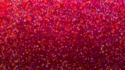 Fundo vermelho de Natal brilhante, bokeh, confete, luz e sobreposição de glitter para seu design festivo