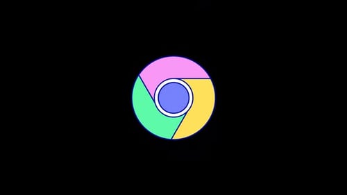 Colorful Geometric Logo Reveal Animation