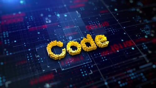 Code Word pixélisé