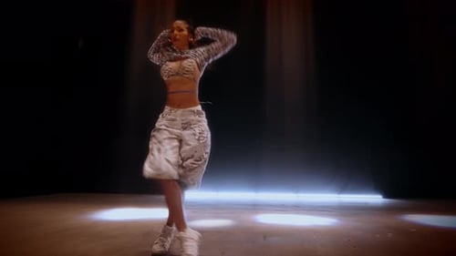 Woman Dances with Style and Confidence