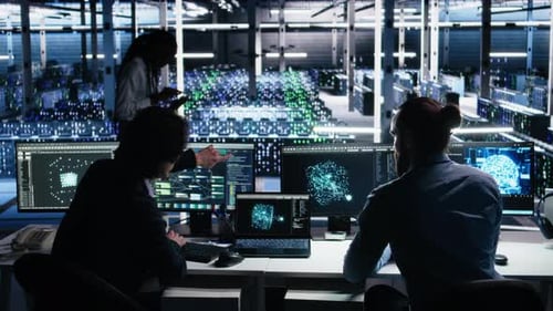 Senior Programmer and Coworker in Data Center Coding with Generative AI