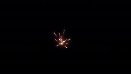 Ground Fireworks Burst sparks Eruption
