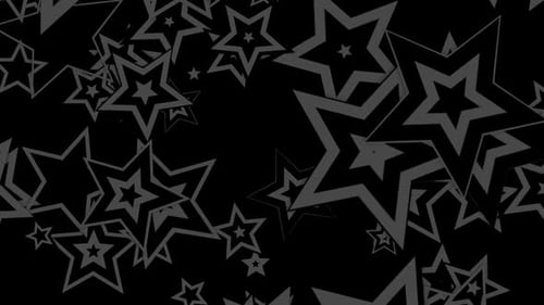 Rotierender grauer Stern-Motion-Grafik-Hintergrund