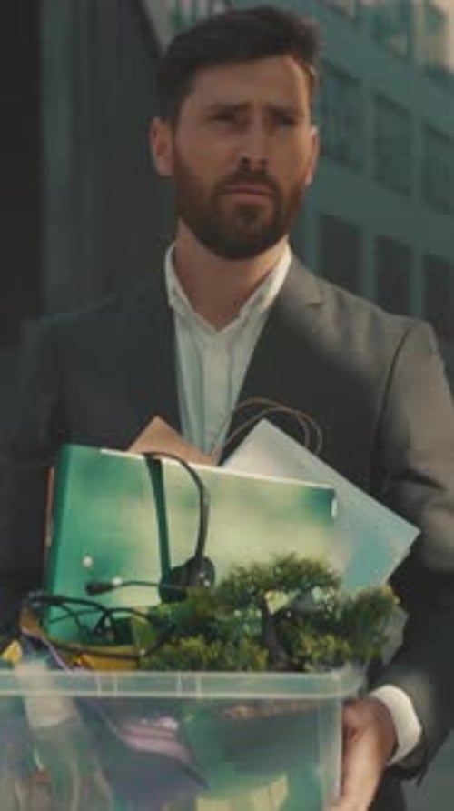 Person Carrying Items Male Individual Managing Collection of Possessions He Keeps Close and on