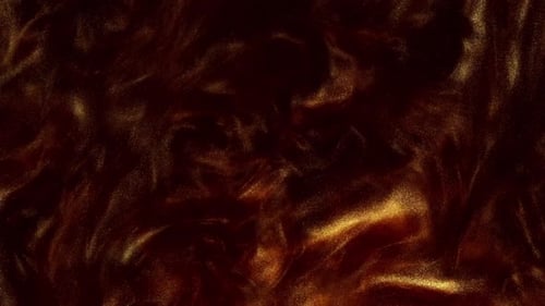 Molten Gold Abstraction Glitter Paint and Floating Ink Dance to Craft a Mesmerizing Abstract Art