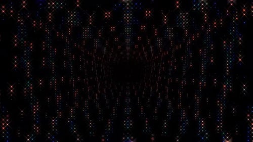 Colorful Glittering Lights Shimmering Particles Background Loop