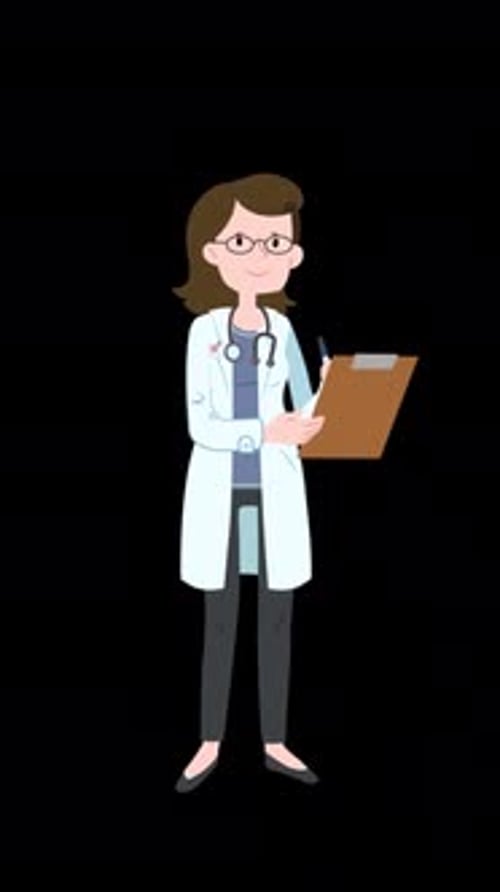 Médica escreve receita na vertical no canal alfa