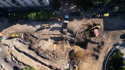 Road Construction In The City