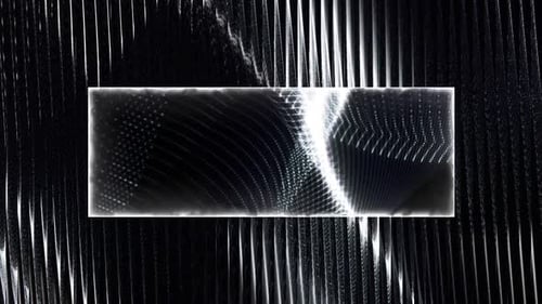 Arrière-plan numérique Wave Frame