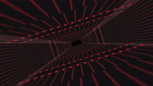 Red Tunnel Looped Background