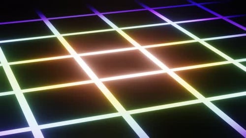 Multicolor 2 Colored Grid Background Loop Animation In 4K