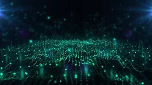 Particle Field Background