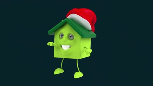 Fun 3D house dancing (with alpha channel included)