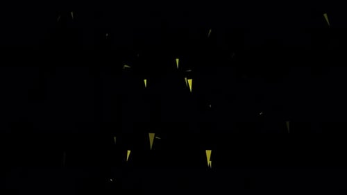 Tiny glowing lights moving smoothly across dark background in seamless elegant loop motion