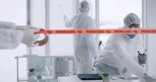 People in Suits Working in a Bright Office