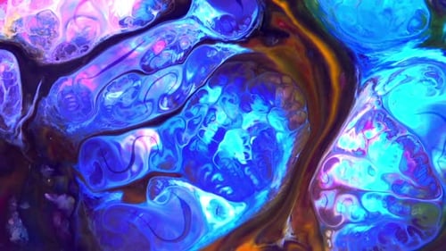 Abstract Colorful Ink Movements Spreads On Water Texture 372