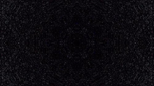 linhas abstratas, luz colorida brilhando, forma redonda no centro, fundo preto