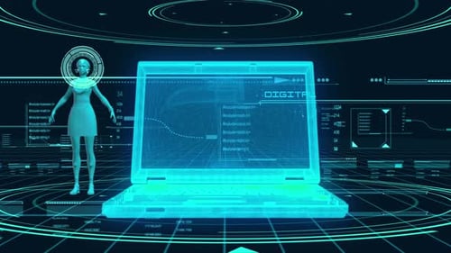 4K-Hightech-Display zur Erkennung von Gesichtsfingerabdrücken
