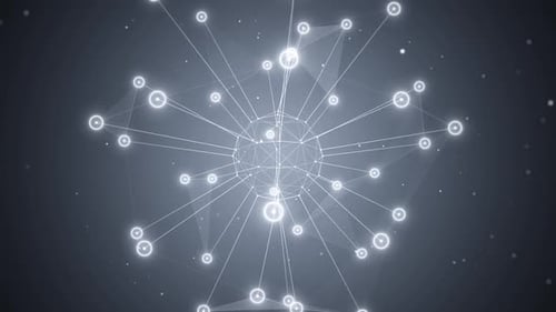 Plano de fundo do plexo de rede cinza claro