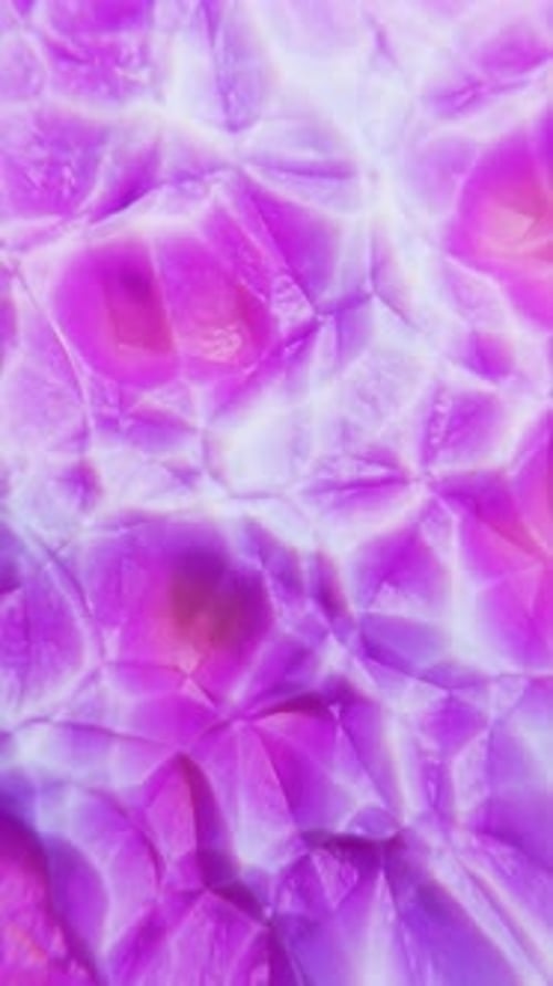3D Animation of Abstract Background with Purple Wave Field