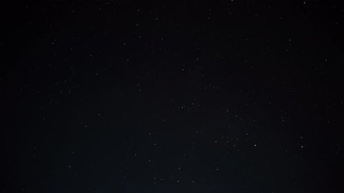 Starry Night Sky with Twinkling Stars