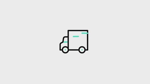 Icono animado de camión V1