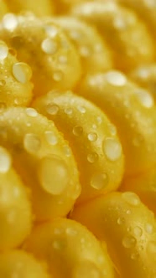 Close Up of Fresh Corn on the Cob