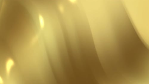 Fluid Golden Waves Abstract Background Loop Animation