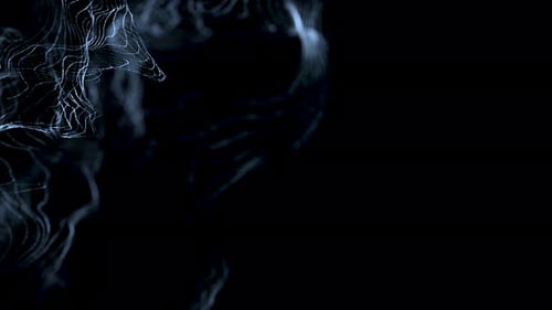 3D-Looped-BG-Datenflusskonzept, Science-Fiction-Hintergrund digitaler Raum