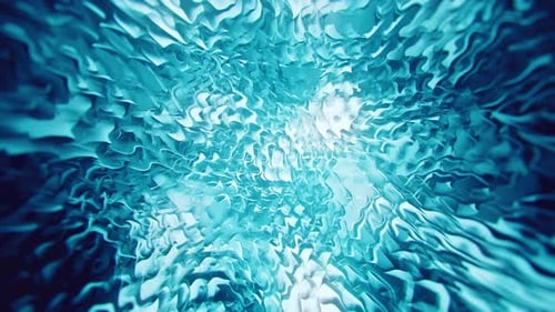 Blue Dynamic Wavy Abstraction