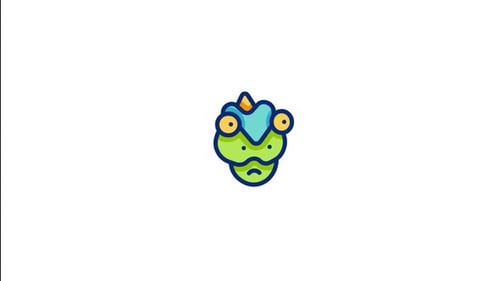 Icône animée Caméléon