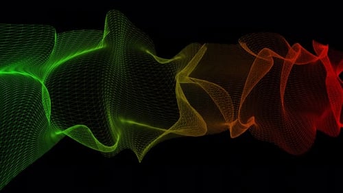 Animation animée par ondes dégradées