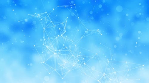 Blue Plexus Network Background Loop V2