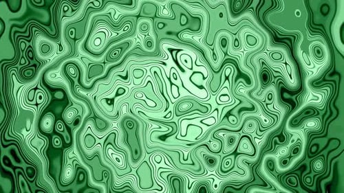 Abstract green color liquid animated background, Colorful marble liquid waves animation. Vd 515