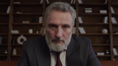 Senior Executive Portrait in Office