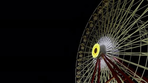 Amusement Park Happy Times Place At Night 23