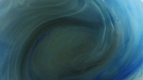 Swirling Blue Shades in Macro Shot