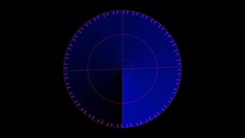 3D radar Hud animation