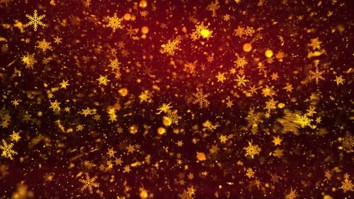 Christmas Snow And Snowflakes Glitters Background 49