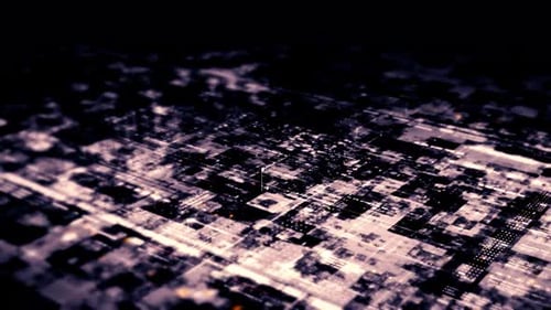 Fondo HUD de simulación de datos de matriz futurista 26