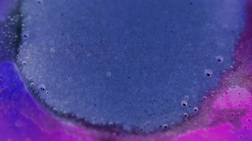 Flowing Liquid Bubbles in Vibrant Abstract Colors