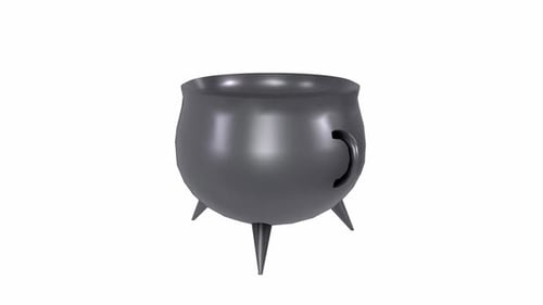 Black Cauldron for Cooking and Brewing