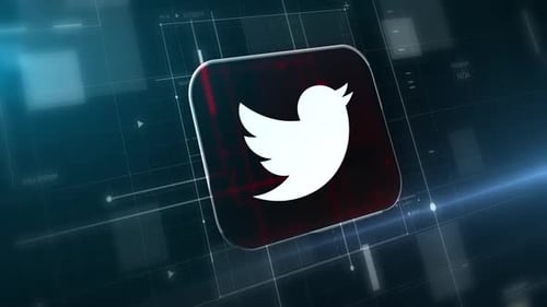 Dynamic Futuristic Logo Reveal with Digital Grid Background