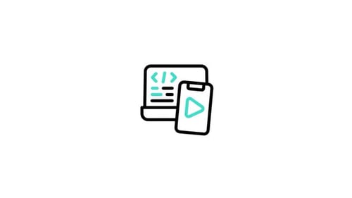Icono animado responsivo