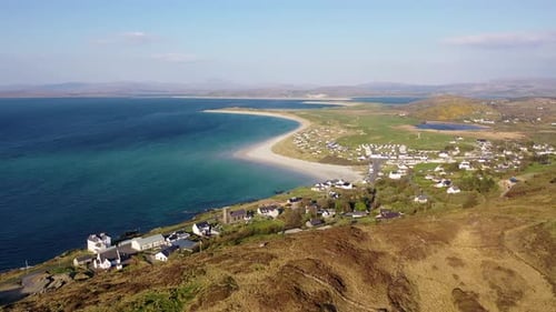Aerial View of Portnoo and Narin in County Donegal Ireland