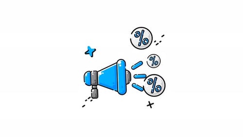 Blue Megaphone anuncia descontos percentuais