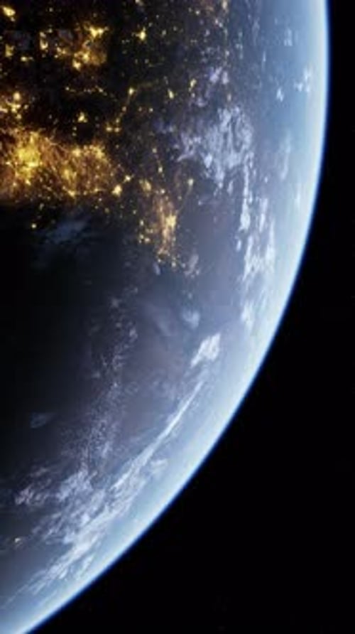 Earth From Space Night View