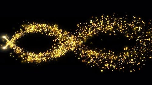 Golden Particles and Sparkles