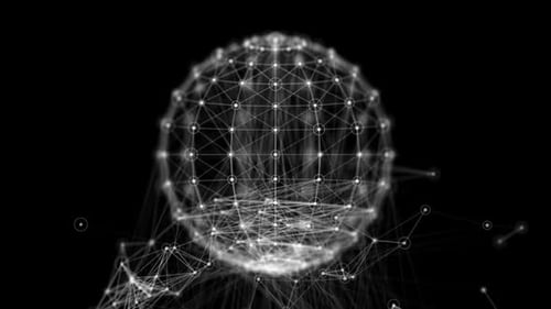 Animated Global Network Connection Loop